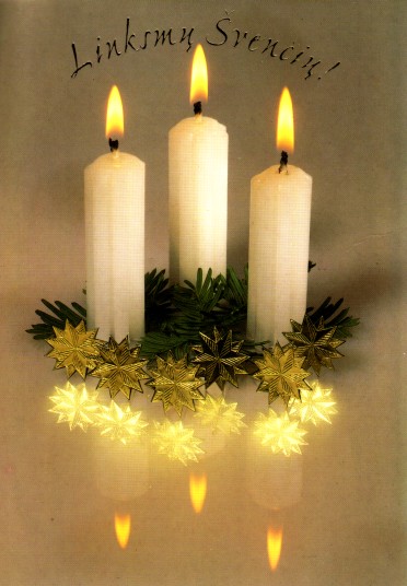 3 žvakės