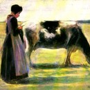 Liebermann - girl with cow